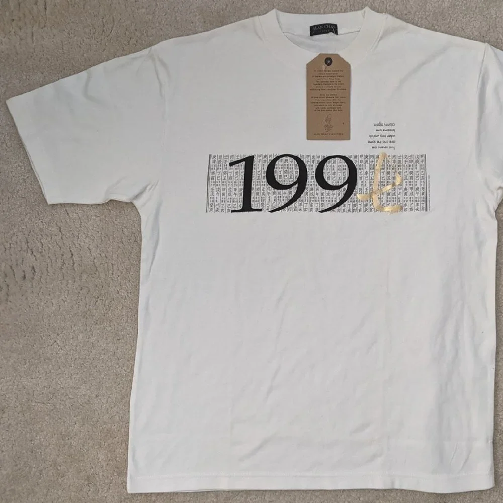 NWT Alan Chan Creations 1997 Hong Kong shirt